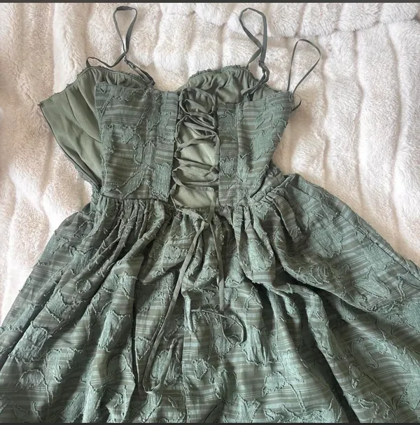 Green midi dress Size XS - Image 2