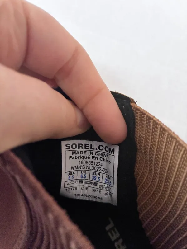 Sorel Joan of Arctic Wedge II Chelsea Boot - 8.5 - Camel Brown - Image 8