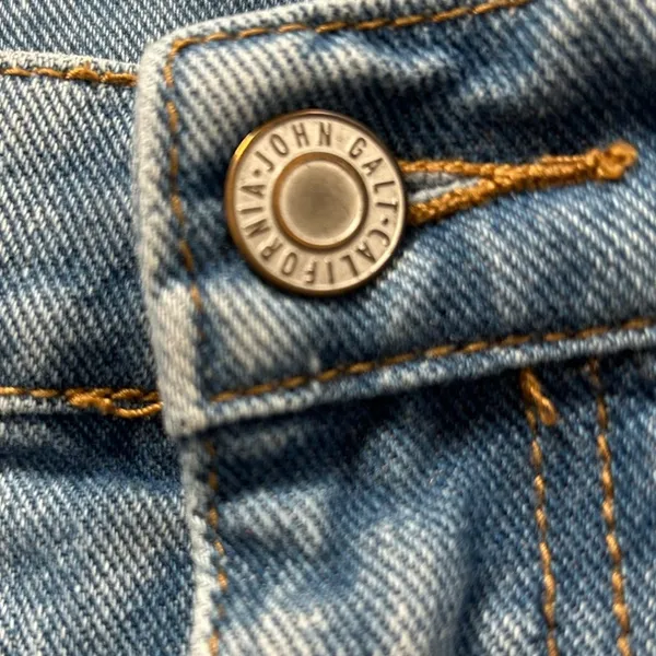 Brandy Melville John Galt Jean Skirt one size - Image 4