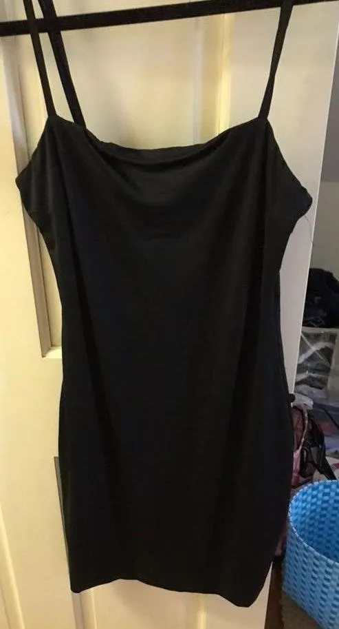 Black Bodycon Mini Dress - Image 3