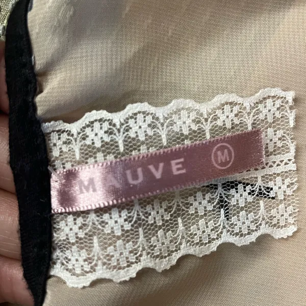 Mauve Lace tan top Black Size M - Image 3