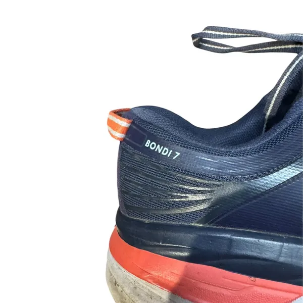 Hoka One One Bondi 7 Shoes Womens Size 8 Blue Mesh Running Sneakers 1110519BIBBL - Image 7