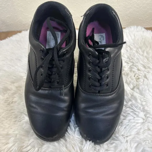 VIPER Shoes Unisex Band Oxford Black Toe Lace Up Casual W7M5 - Image 2