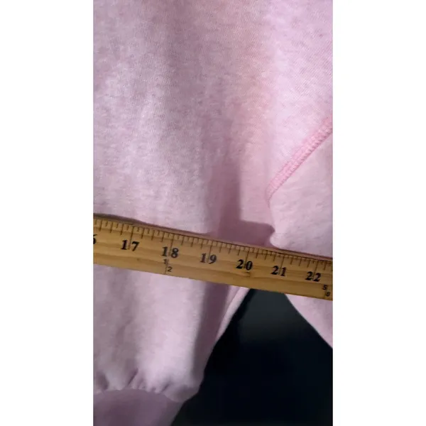 Topshop Womens Pink Puff Sleeve Crewneck Sweatshirt Pullover M Comfort Oversized - Image 6