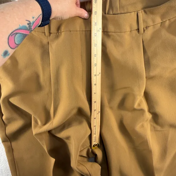 Old Navy XXL Tall‎ Extra High Waisted Taylor Super Wide Leg Trouser Suit Pants - Image 13