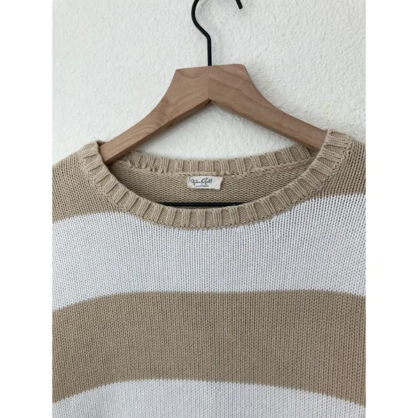 John Galt Brandy Melville Brianna Cottagecore Soft Minimalism Striped Sweater - Image 3