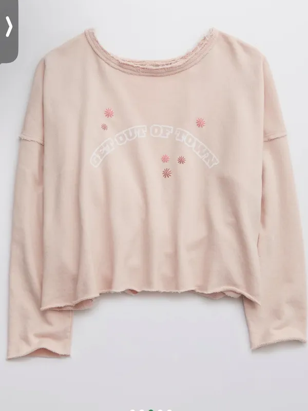 Aerie Weekend Pretty Back Sweatshirt - Image 4