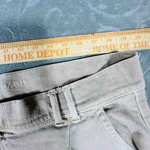 American Eagle Women 18 Super High Rise Wide Leg Baggy Pants Pleats Drape Hippie - Image 11