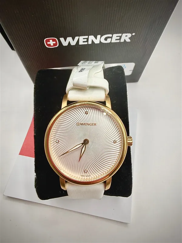 Wenger Women’s White Quartz Watch NWT - Image 2