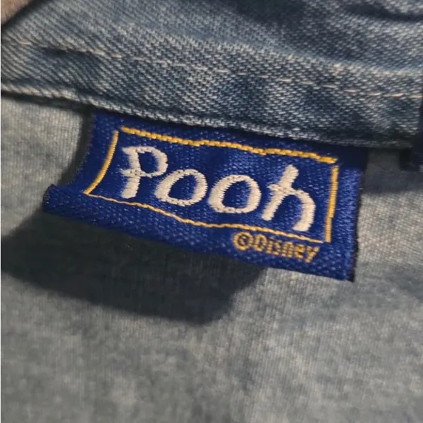 Disney Blue Denim Shirt with Embroidered Characters - Image 11