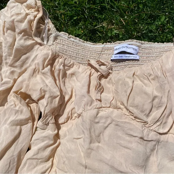 Urban Outfitters Cream Milkmaid Top - Image 2