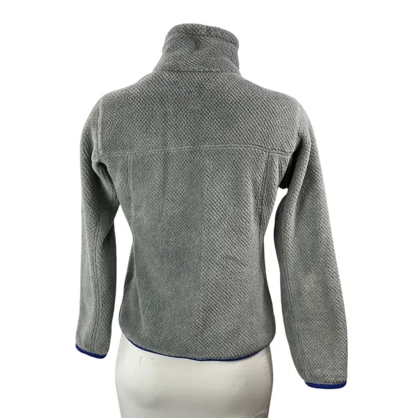 Patagonia Re-Tool Snap-T Gray Long Sleeves Pullover Fleece Coat Jacket Size XXS - Image 3