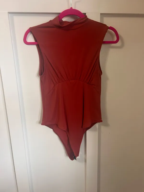 Buckle Red Bodysuit - Image 3