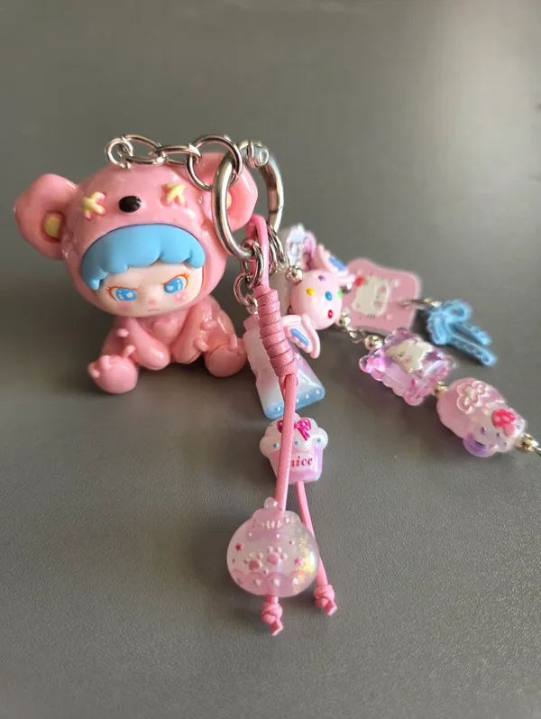 Dora TNT Space Bag Charm Key Charm Phone Charm Pink - Image 5