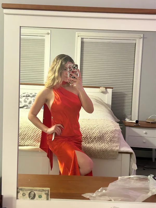 Red maxi dress - Image 4