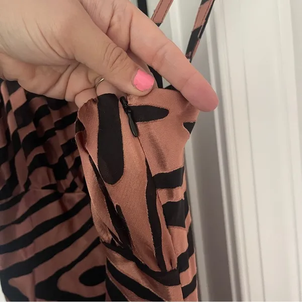 Anthropologie‎ Hutch Hayden Midi dress animal print slit - Image 6