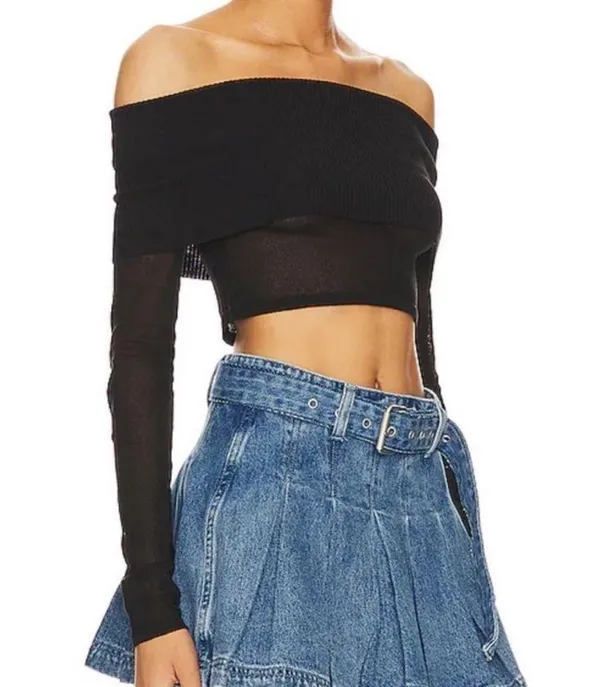 Super down off shoulder top - Image 2
