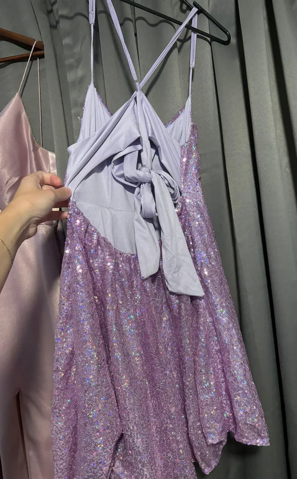 Sparkly Dress Purple - Image 2