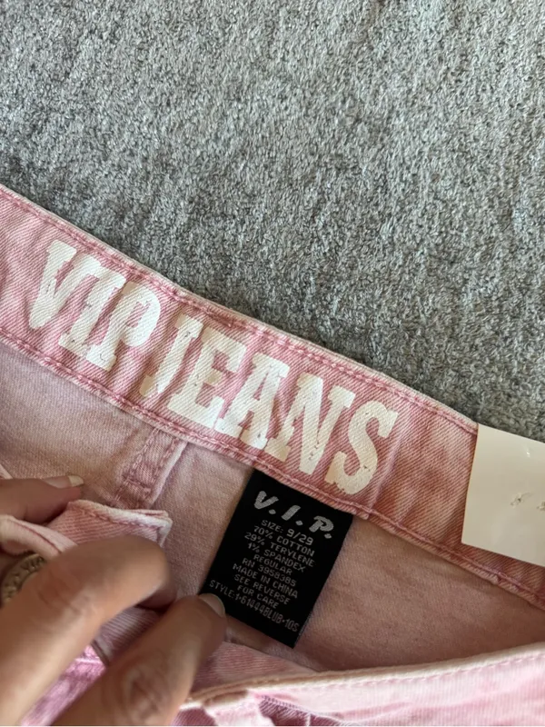VIP Pink Cargo Boyfriend Jeans Size undefined - Image 7