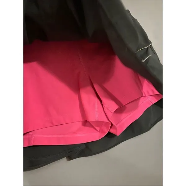 Nike Grey Pink Dri Fit Drawstring Skort Size XL - Image 3
