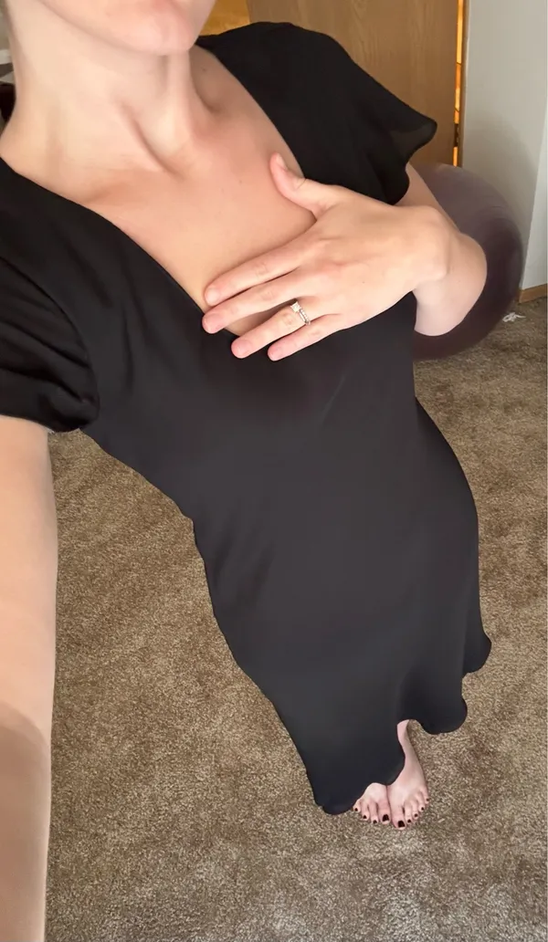 Black formal dress Size 6 - Image 2