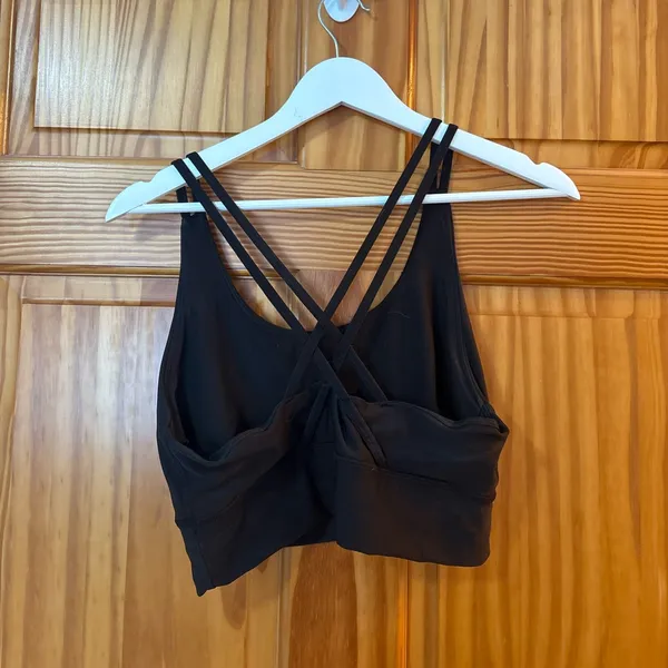 Urban Outfitters Size Medium Long-Line Black Bra - Image 5