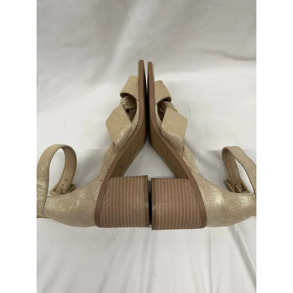 Vionic Women's $150 Maia‎ Gold Metallic Glitter Leather Maia Dress Sandal 7.5 - Image 7
