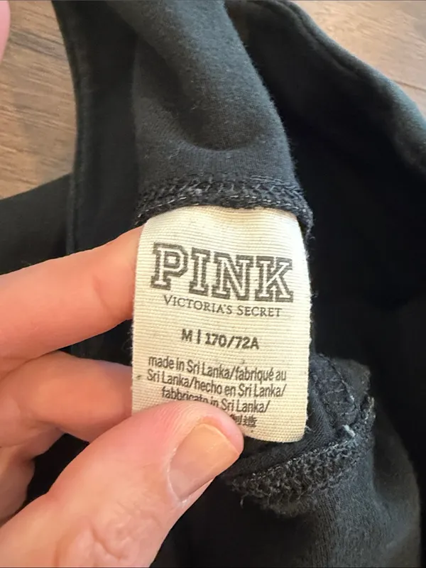 PINK Victoria's Secret Black High-Waist Leggings Size Medium - C28-023 - Image 3
