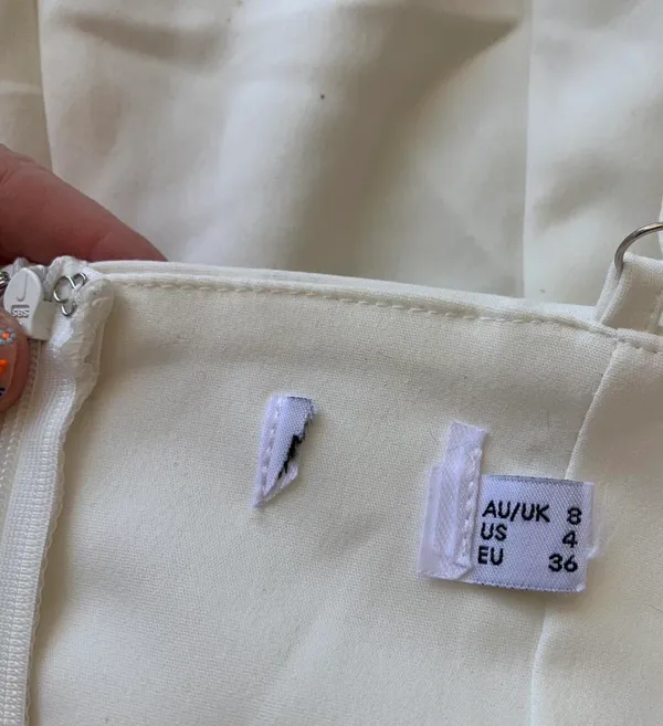 Princess Polly White Mini Dress - Image 2