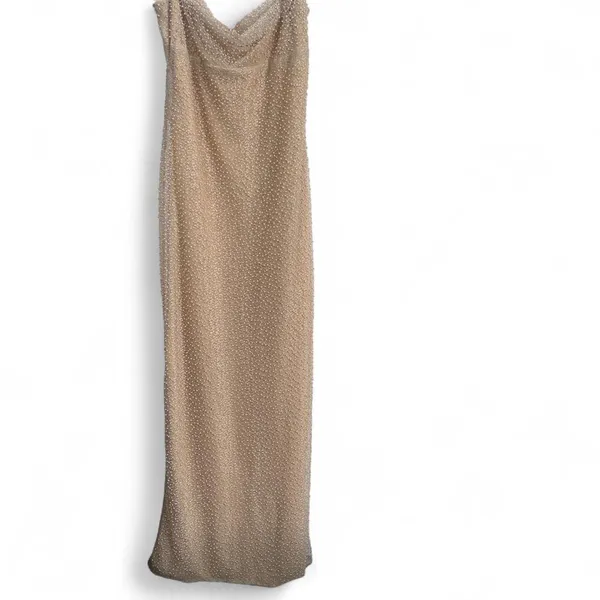House of CB Gold Beaded Maxi Dress - Image 4
