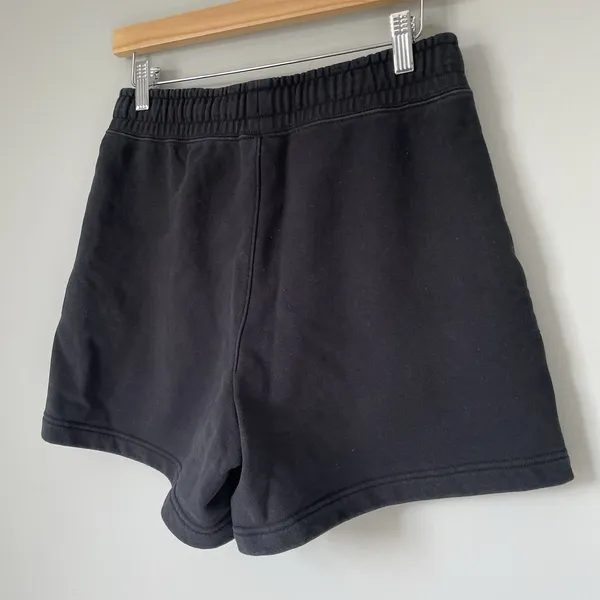 Jordan Loose Fit 100% Cotton Shorts Black Comfortable Lounge Women's Size Small - Image 4
