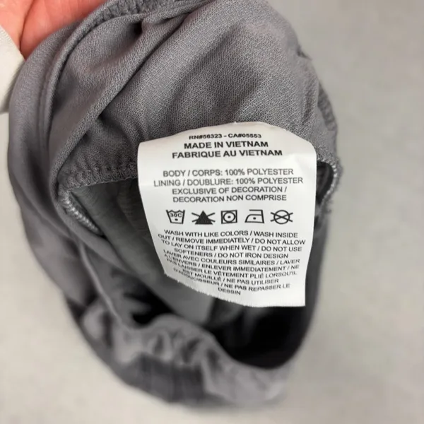 Nike Dri-FIT Running Shorts Womens M Gray 3 In Lined Athletic Pockets DB4487-067 - Image 9