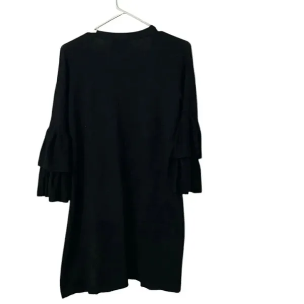 Chelsea28 Gray Crop Open Front Wool Blend Jacket (Size Large) - Image 3