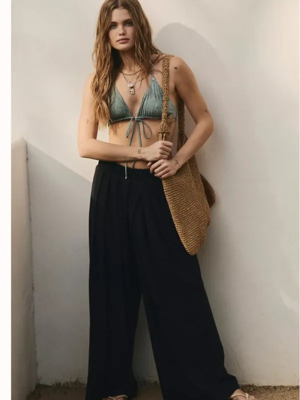 NWT Free People free est sloane wide leg pant - Image 5