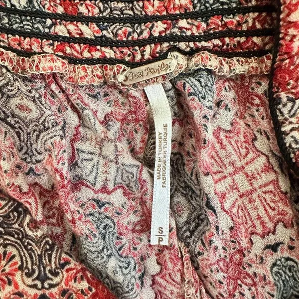 FREE PEOPLE Two Piece Crop Top Mini Skirt Set Size Small - Image 11