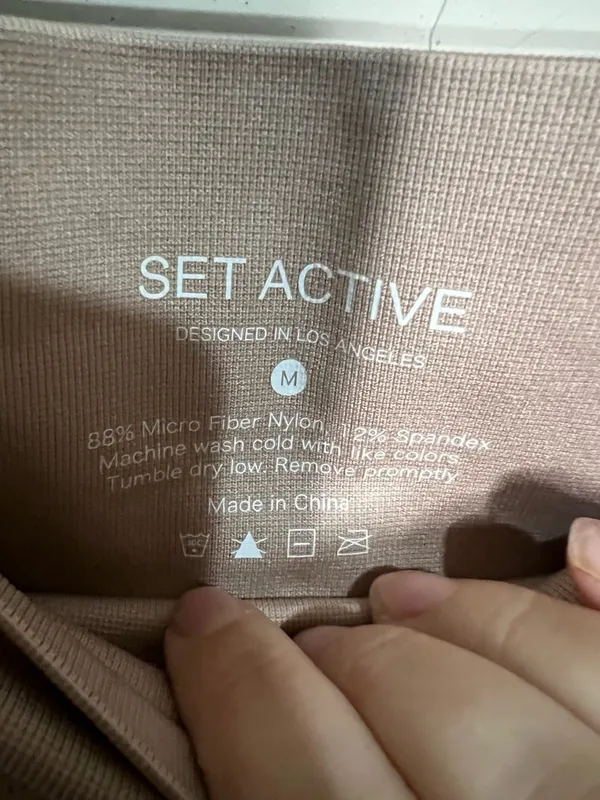 Set Active Sculptflex Mauve Seamless High‎ Waist Seamless Leggings - Image 5