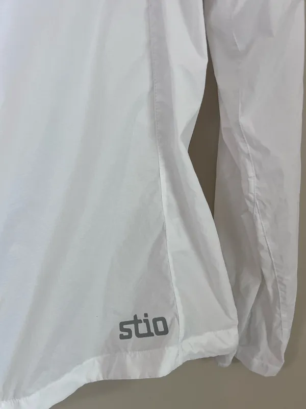 Stio Womens Second Light Windshell Jacket Medium‎ Morning Frost White New - Image 2