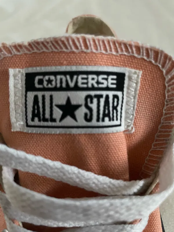 Converse All Star Peach Beam Women’s size 7 - Image 5