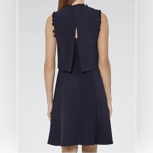 Reiss Braida Frill Sleeve Dress - Image 2