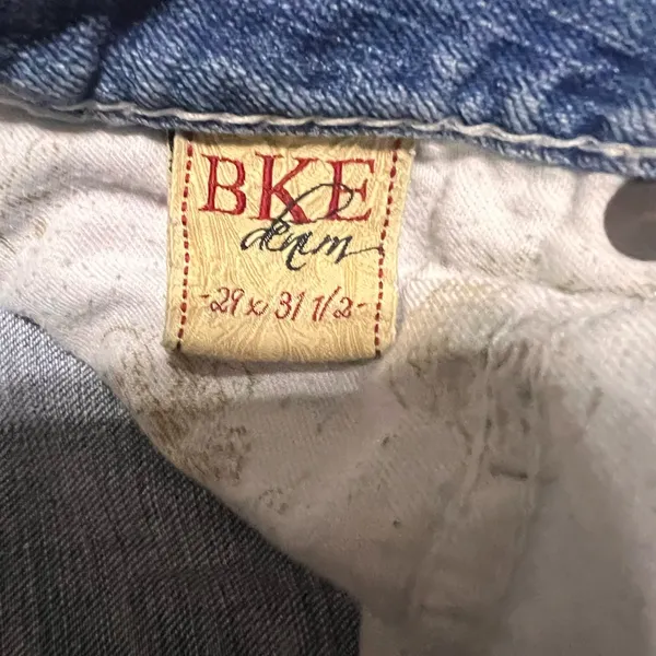 BKE Light Blue Distressed Flare Jeans #BB2 - Image 3