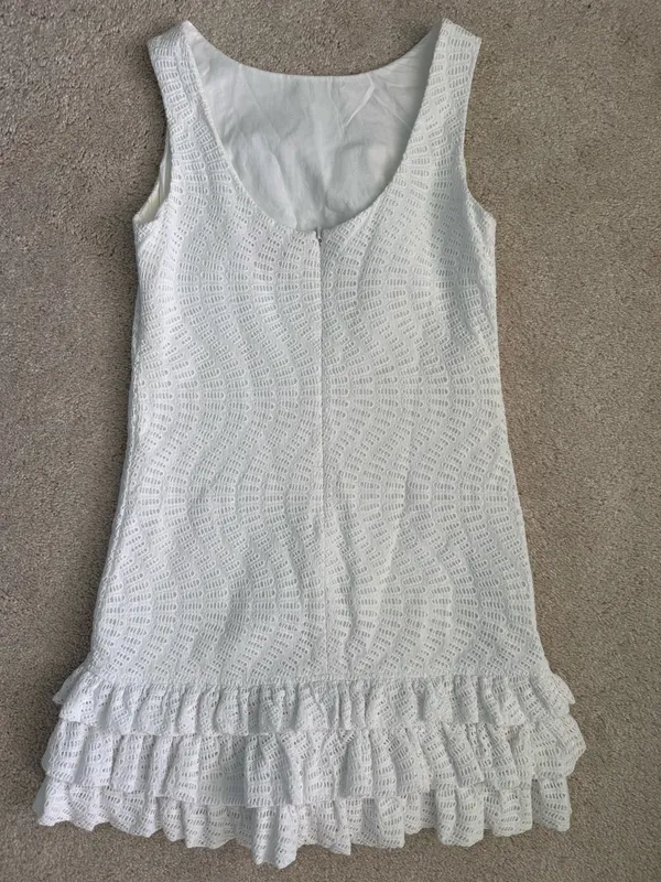 Lilly Pulitzer White Ruffled Dress - Image 2