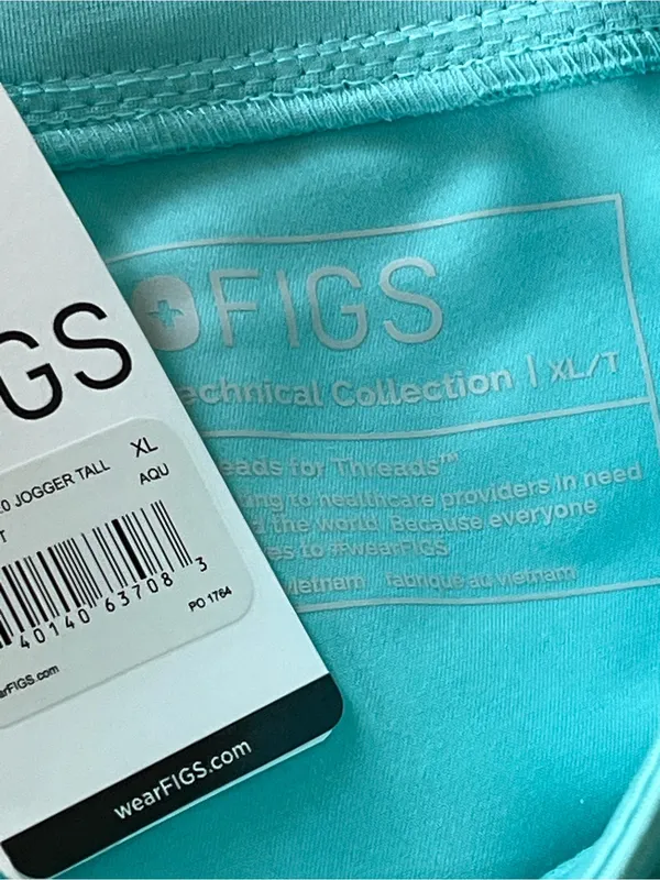 Figs Zamora jogger SET aqua NEW L/XL tall - Image 12