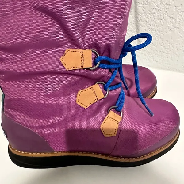 Sorel Damen Retro ‘88 Purple Waterproof Tall Rain Boot Size 5.5 Style NL1708-505 - Image 10