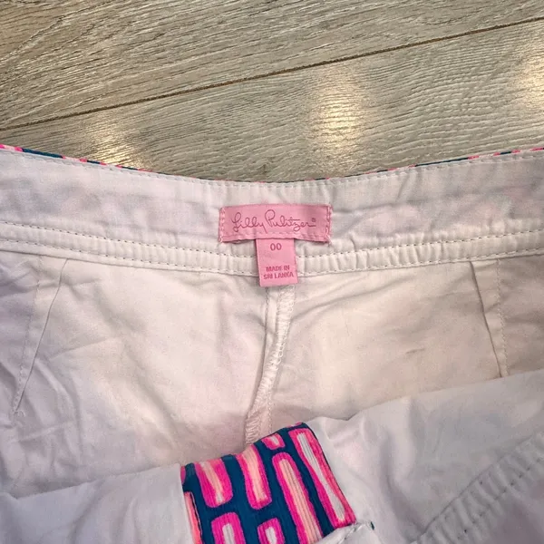 Lilly Pulitzer Collette Mandevilla Pink Slathouse Scallop Hem Skort Skirt‎ 00 - Image 3