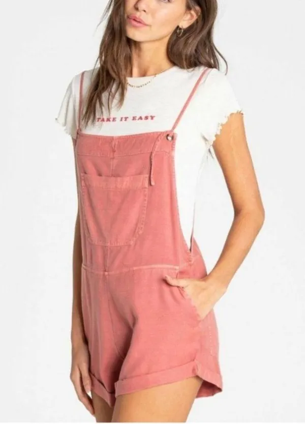 Billabong Wild Pursuit Romper in Red Clay - Image 5