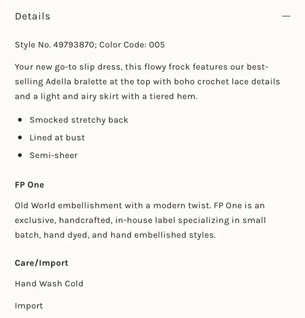 Free People Adella Slip Dress - Image 4