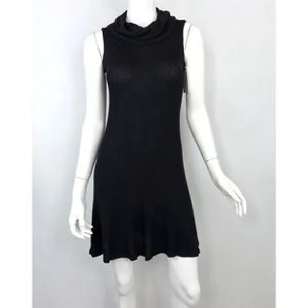 Kokoon JoJo Cowl Neck Waffle Knit Dress Sz XS Cozy Comfort Minimal - Image 2