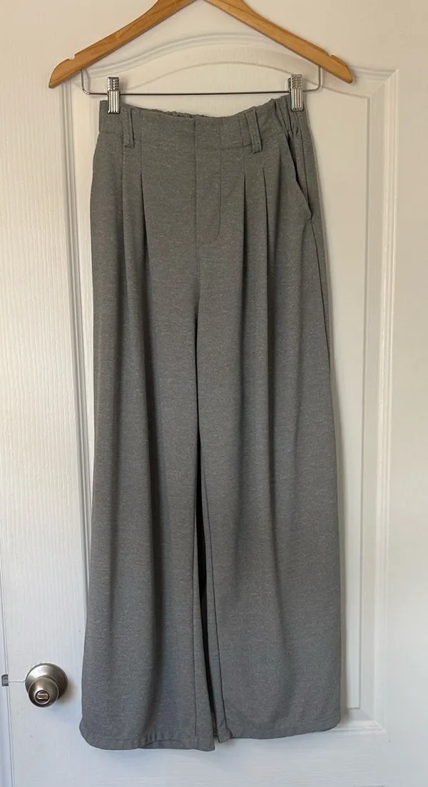 Halara Flex High-Waisted Side Pocket Wide-Leg Work Pants - Image 7