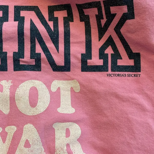 PINK Victoria’s Secret vintage look canvas tote - Image 5