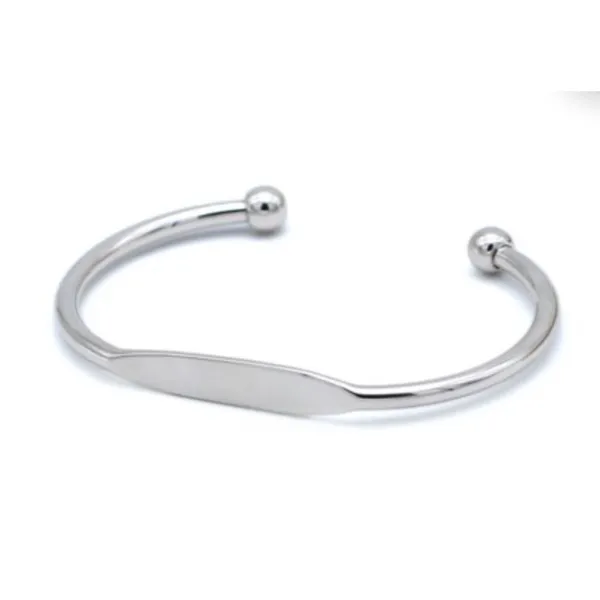 NEW Cuff Bracelet Bangle Bar‎ Rhodium Plated Sterling Silver - Image 9